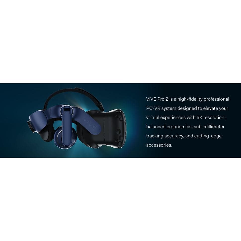 Buy HTC,HTC VIVE Pro 2 Full Kit - PC Virtual Reality System - Black|Blue - Gadcet UK | UK | London | Scotland | Wales| Ireland | Near Me | Cheap | Pay In 3 | Electronics